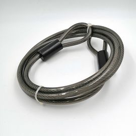 Solar Plastic PVC/PEC coated galvanized steel wire rope lifting sling